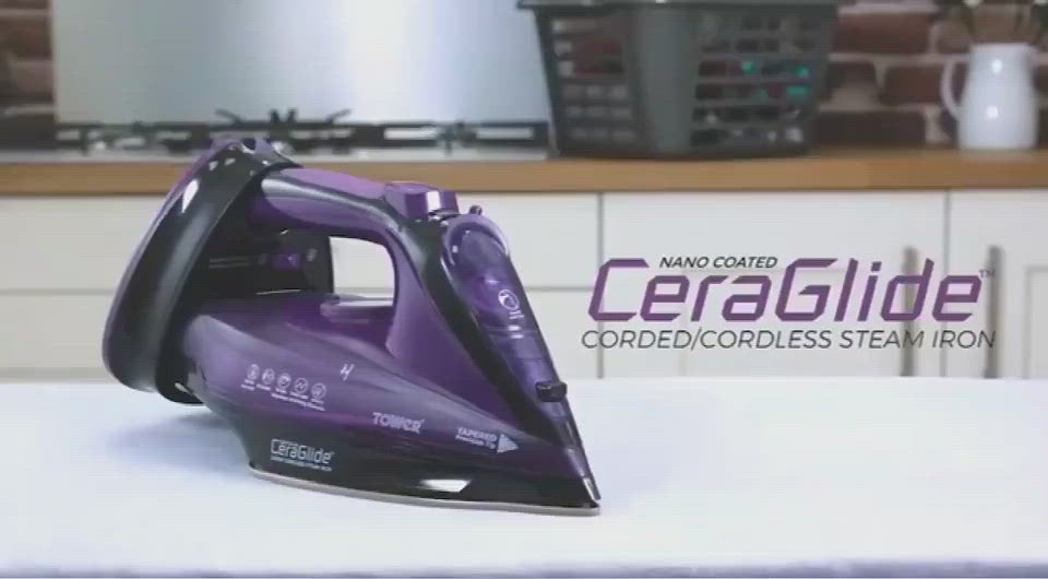 Steam Iron 5 Speed AdjustCharging Portable Clothes Ironing Steamer Portable Ceramic Soleplate