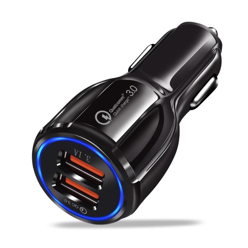 Chargeur de téléphone de voiture avec lumière LED