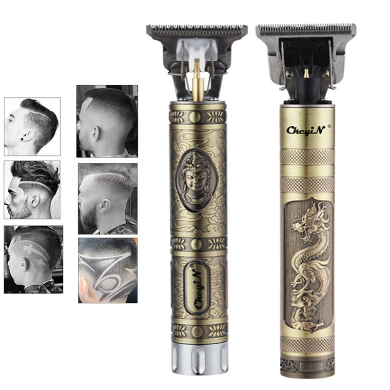 Perfect electric trimmer for hair cutting Ideal for professional hairdresser or for personal use Cordless shaver, T9 rechargeable by usb ready for all kinds of cuts