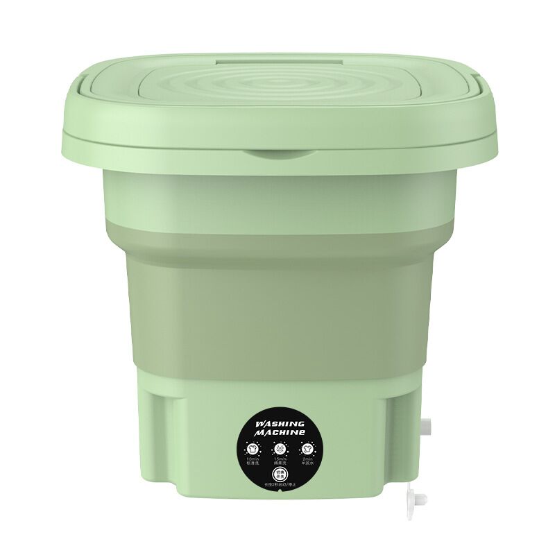 Portable Foldable Washing Machine - Perfect for Travelers and Busy Moms. Get your laundry done on-the-go with our space-saving and efficient mini washing machine. Ideal for travellers, moms, hotels and homes!