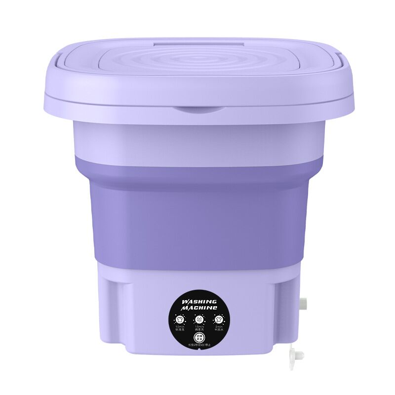 Portable Foldable Washing Machine - Perfect for Travelers and Busy Moms. Get your laundry done on-the-go with our space-saving and efficient mini washing machine. Ideal for travellers, moms, hotels and homes!