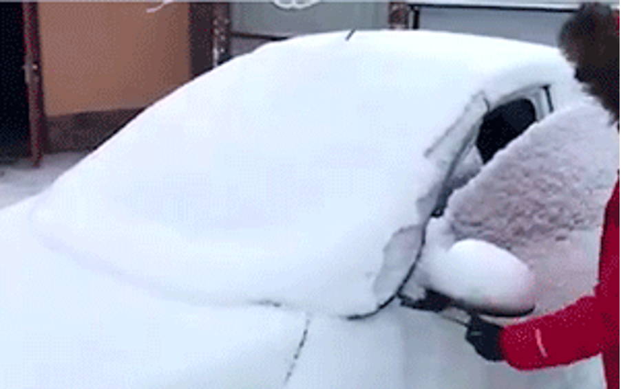 <transcy>Voiture Forte Aimant Pare-Brise Neige</transcy>