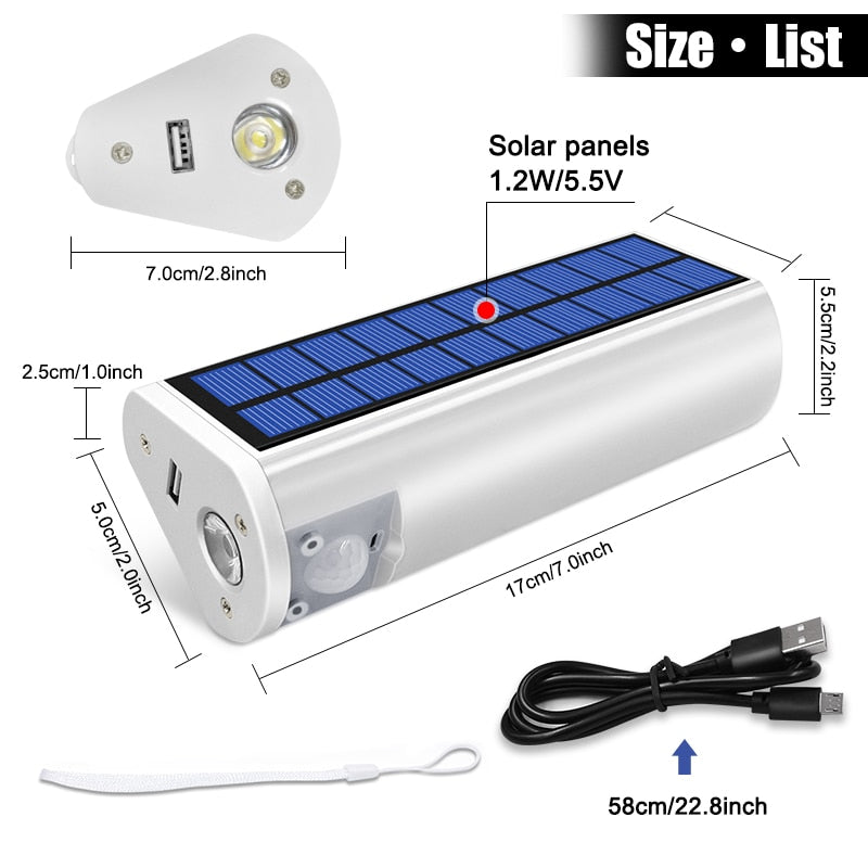 <transcy>Lampe solaire multifonctions</transcy>