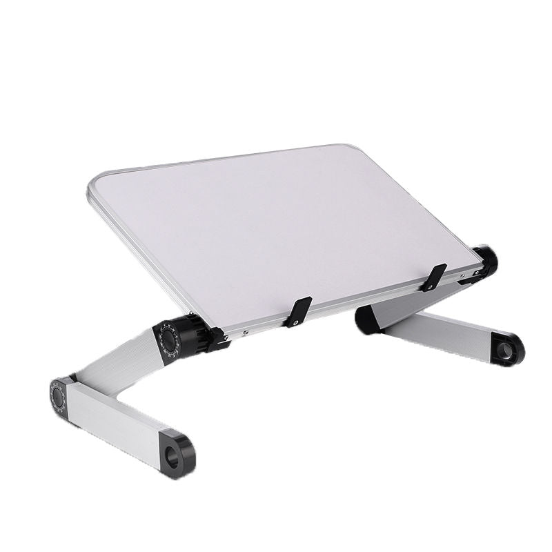 Foldable Laptop Stand Ergonomic Desk Tablet Holder  The table angle can be adjusted 360 degrees to protect your cervical spine. The height adjustment allows you to sit more comfortably, is light and easy to store Used as a comfortable desk for a bed or sofa, iPad stand, standing writing desk, dinner TV service tray, reading stand, writing drawing desk and tablet stand (for laptops and other stands). Easy to store, suitable for home, travel and office use.  