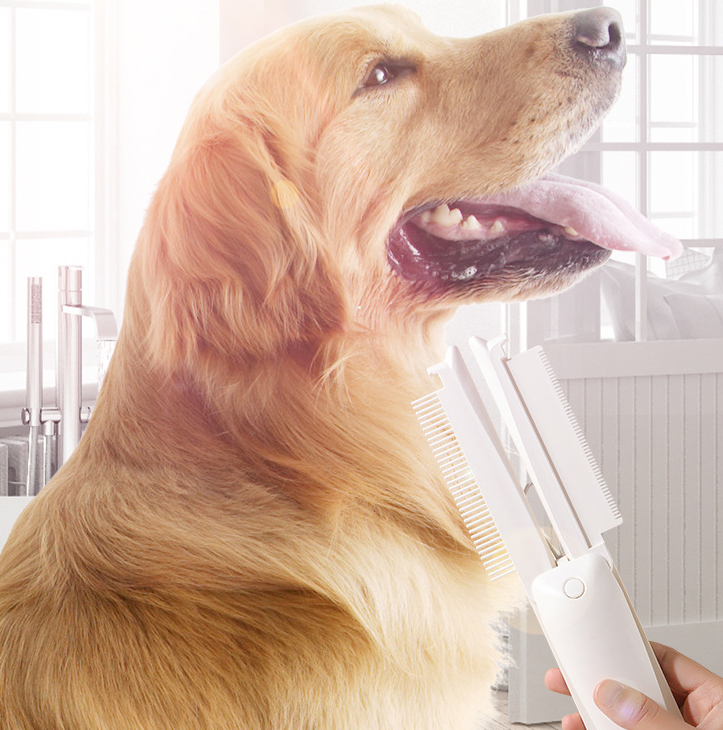 Pet hair removal brush