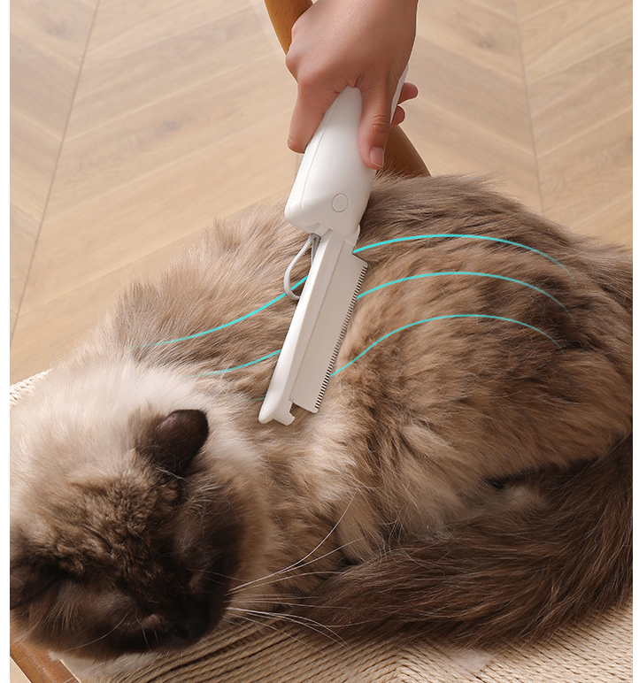 Pet hair removal brush